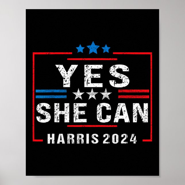 Trending Kamala Yes She Can  Poster (Front)