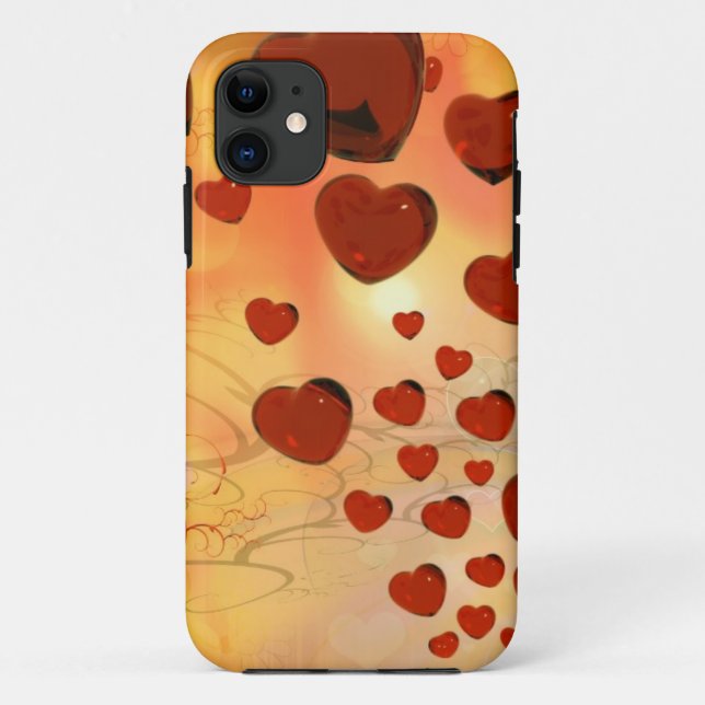 Trending love hearts, accessories. Valentines day Case-Mate iPhone Case (Back)