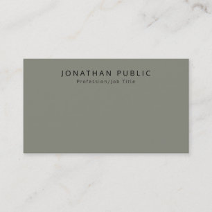 Trending Modern Elegant Colours Simple Template Business Card