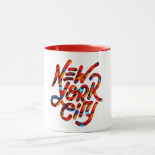 Trending New York City Logo in Summer Colours Mug