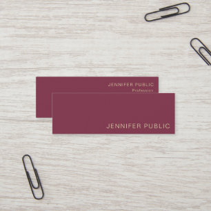 Trending Professional Modern Pearl Finish Luxury Mini Business Card