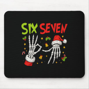 Trending Six Seven Meme Christmas 67 Xmas Men Wome Mouse Mat
