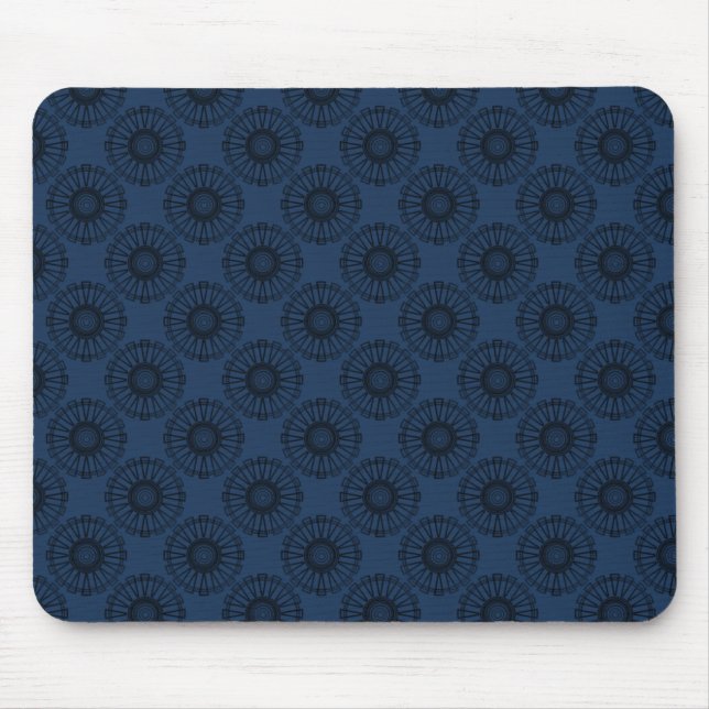 Trendsetter Mousepad, Dark Blue Mouse Mat (Front)