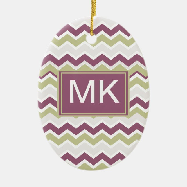 Trendy 2013 colours template ceramic tree decoration (Front)