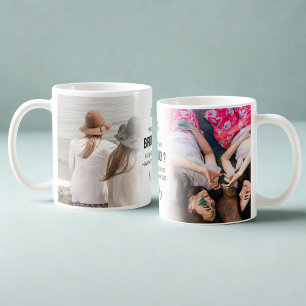 Trendy 2photos will you be my bridesmaids proposal coffee mug