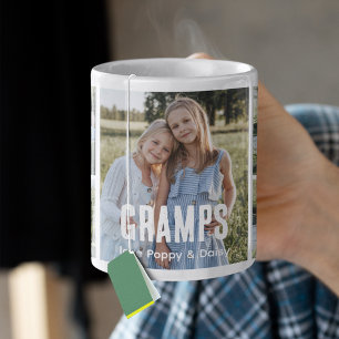 Trendy 5 Photo Collage Gramps Coffee Mug