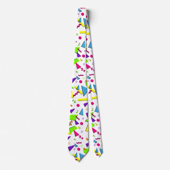 Trendy 90's Style Design Tie (Front)