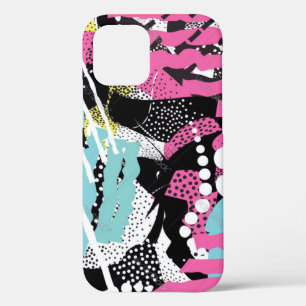 Trendy Abstract Coloured  iPhone 12 Case