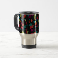 Trendy Abstract Geometric Cube Pattern