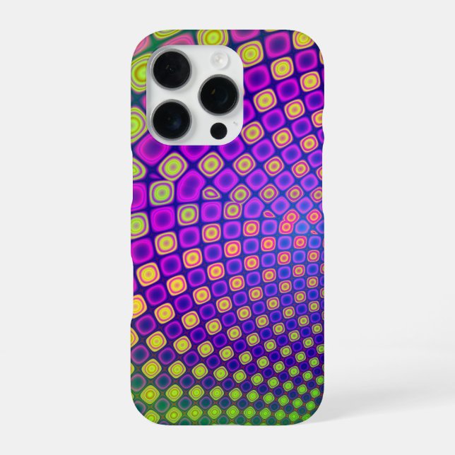 Trendy abstract patterns iPhone case (Back)