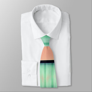Trendy Abstract Print Necktie
