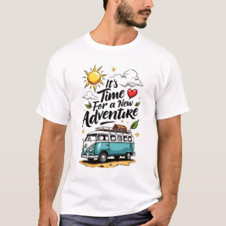 Trendy Adventure Quote Typography T-Shirt