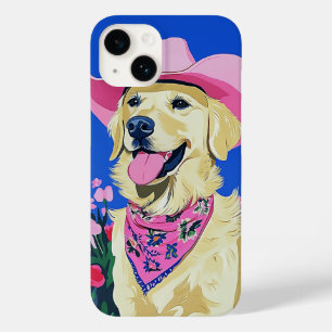Trendy Aesthetic Cute Preppy Dog Case-Mate iPhone 14 Case