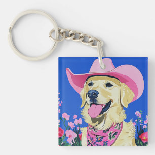 Trendy Aesthetic Cute Preppy Dog Key Ring