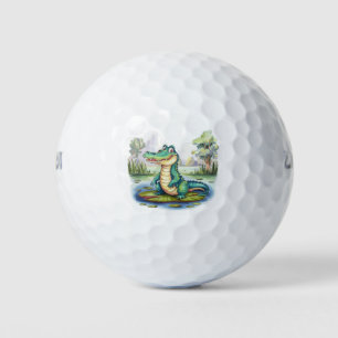 Trendy Alligator-Crocodile Animal Golf Balls