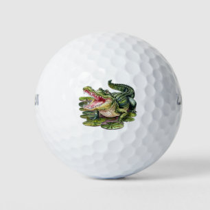Trendy Alligator-Crocodile Animal Golf Balls