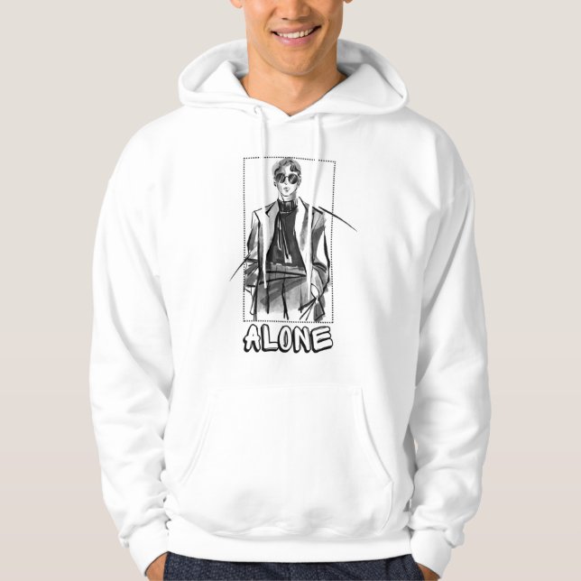 Trendy alone hoodie (Front)