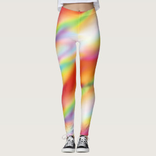 Trendy and Cool Abstract Colourful Blur Pattern Leggings