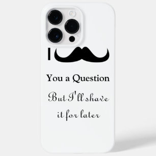 Trendy and cool I moustache you a question Case-Mate iPhone 14 Pro Max Case