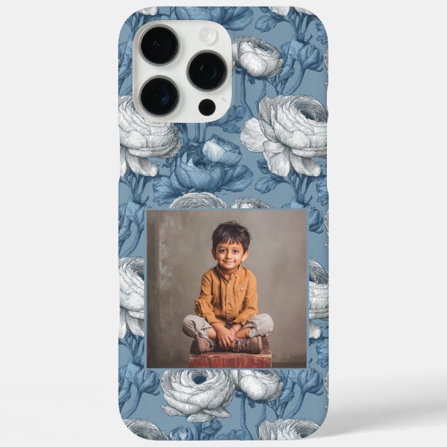 Trendy Anniversary Gift Ranunculus Floral Custom  Case-Mate iPhone Case (Back)
