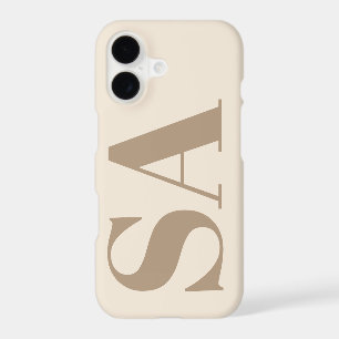 trendy Antique White with Monogram Case-Mate