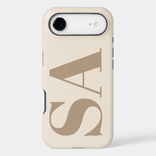 trendy Antique White with Monogram Case-Mate