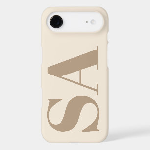 trendy Antique White with Monogram Case-Mate