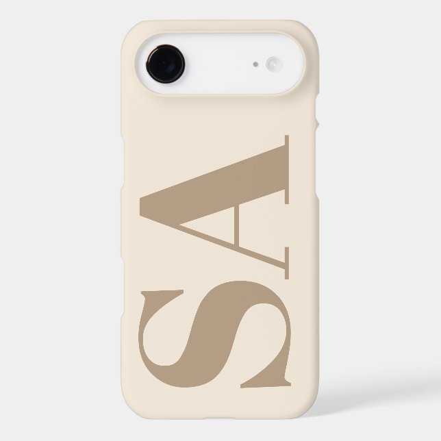 trendy Antique White with Monogram Case-Mate (Back)