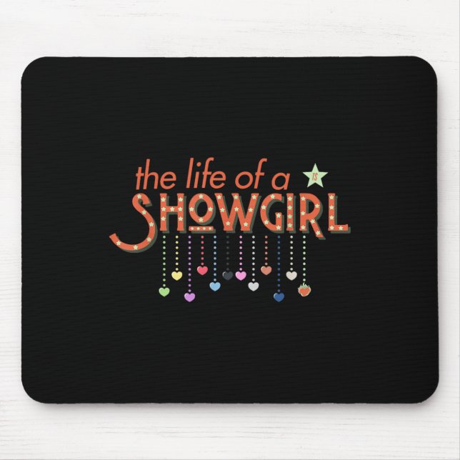 Trendy Apparel In My Showgirl Era Star Studded Ret Mouse Mat (Front)