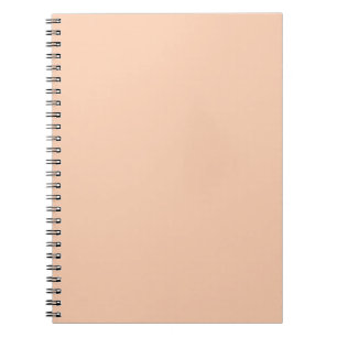Trendy Apricot Solid Colour Elegant Notebook