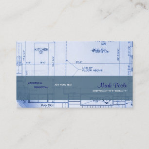 Trendy Architect business cards