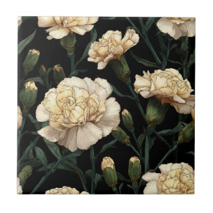 Trendy Art Deco Carnation Tiles For Cozy Interior