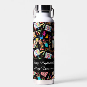 Trendy Art Supplies Design for Artists Water Bottle
