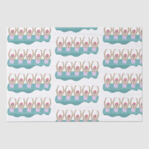Trendy Artistic Swimmers   Artistic Swimming Gift  Tissue Paper