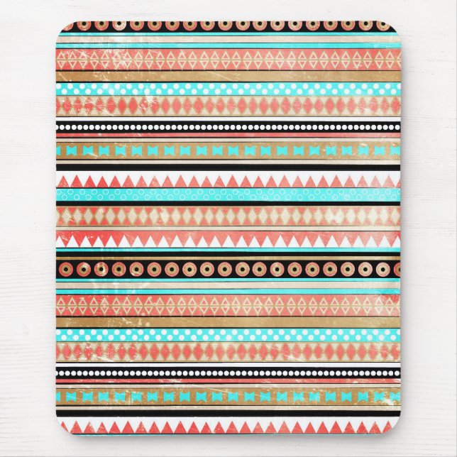 Trendy aztec mouse mat (Front)