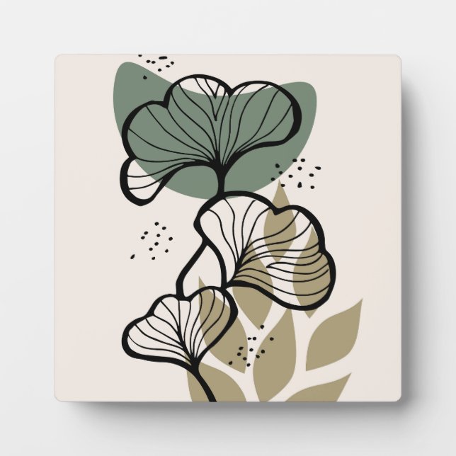 Trendy background design plaque (Front)
