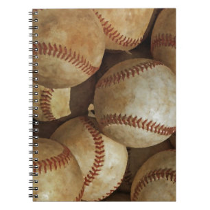 Trendy Baseball Artwork Notebook