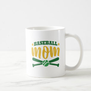 Trendy BASEBALL MOM Graphics Personalised Gift Coffee Mug