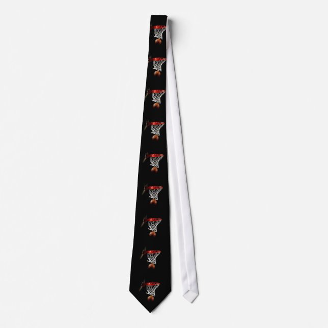 Trendy Basketball Customise Tie (Front)