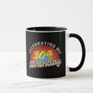 TRENDY BDAY CELEBRANT CELEBRATING MY BIRTHDAY  MUG