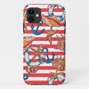 Trendy Beach Pattern iPhone 11 Case
