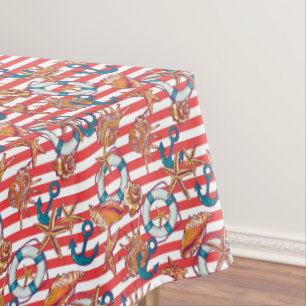 Trendy Beach Pattern Tablecloth
