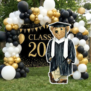 Trendy Bear Printable Graduation Party Decor