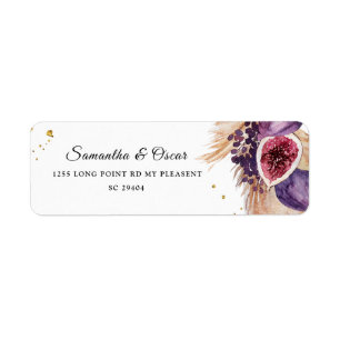 Trendy Beauty Purple Figs & Pampas