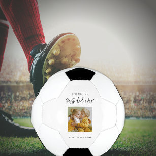 Trendy Best Dad Ever Custom Photo Father's Day  Football