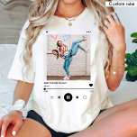 Trendy Best Friends Birthday Photo Album Cover T-Shirt<br><div class="desc">This T-Shirt Features a Custom Photo Song Album Cover design with your photo and Custom Name. Personalised Best Friends Birthday Album Cover.</div>