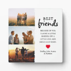 Trendy Best Friends Photo Collage & Quote