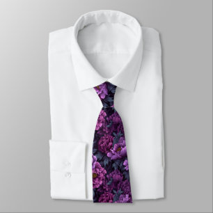 Trendy Best Man Peonies Tie