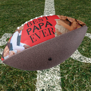 Trendy Best Papa Ever Personalise American Football
