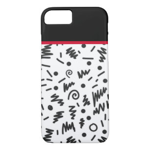 Trendy Black and White iPhone 8/7 Case